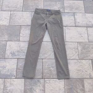 Olive Green Slim Skinny Pants